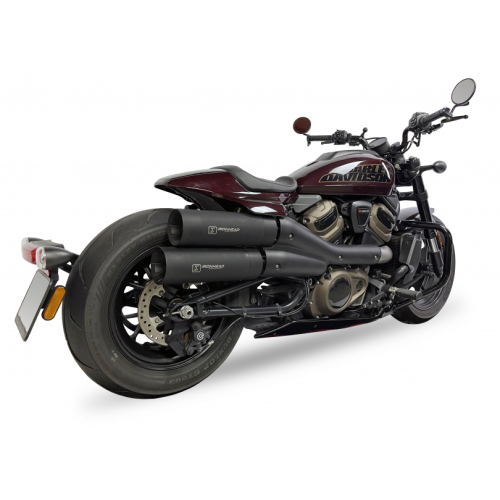 IXIL DOUBLE pot d'échap. HC2-2B DAVIDSON SPORTSTER S 1250 / 2021 2024 - HD1025SB - NON HOM