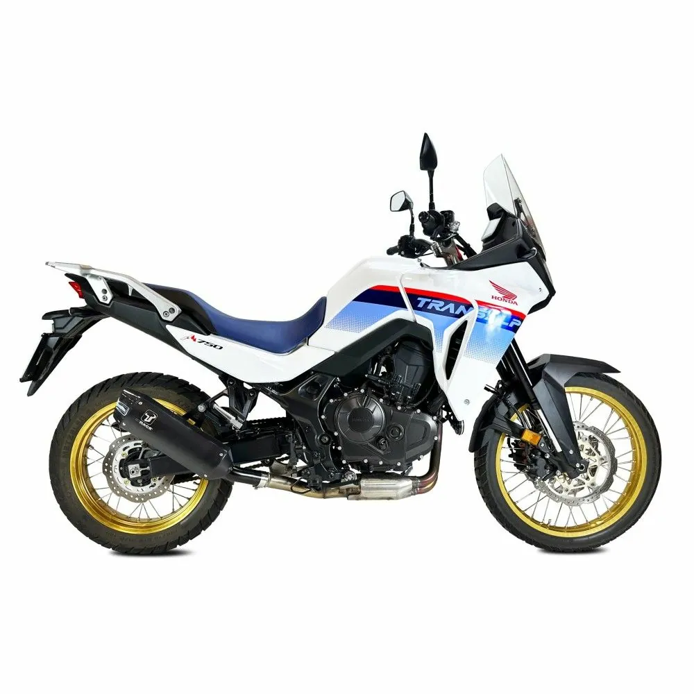 IXRACE HONDA TRANSALP 750 / 2023 2026 pot d'échappement DESERT BLACK BC6039SBC - EURO5+