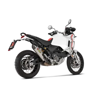 AKRAPOVIC DUCATI DESERT X  / 2022 2023 TITANIUM exhaust muffler approved CE SLIP-ON 1811-4437