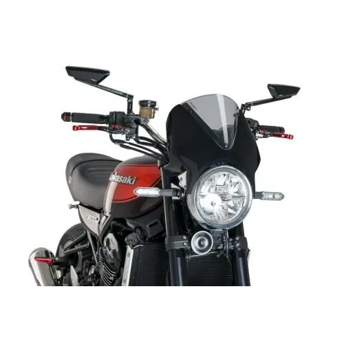 PUIG saute vent pare brise VISION carénage CARBONE KAWASAKI Z900 RS / SE / 2018 2025 ref 024C