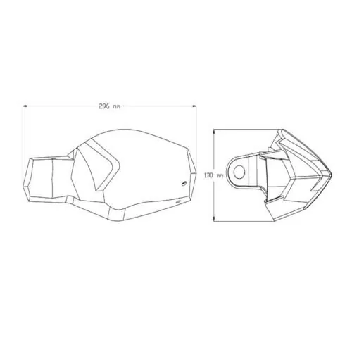 PUIG paire protège-mains DUCATI SCRAMBLER 1100 / SPECIAL / DESERT SLED / ICON / FULL THROTTLE / 2018 2025 ref 20509