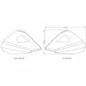 PUIG Déflecteur bulle supérieurs BMW F 750 / 850 / 1200 / 1250 / R / GS / ADVENTURE / 2013 2024 ref 20812