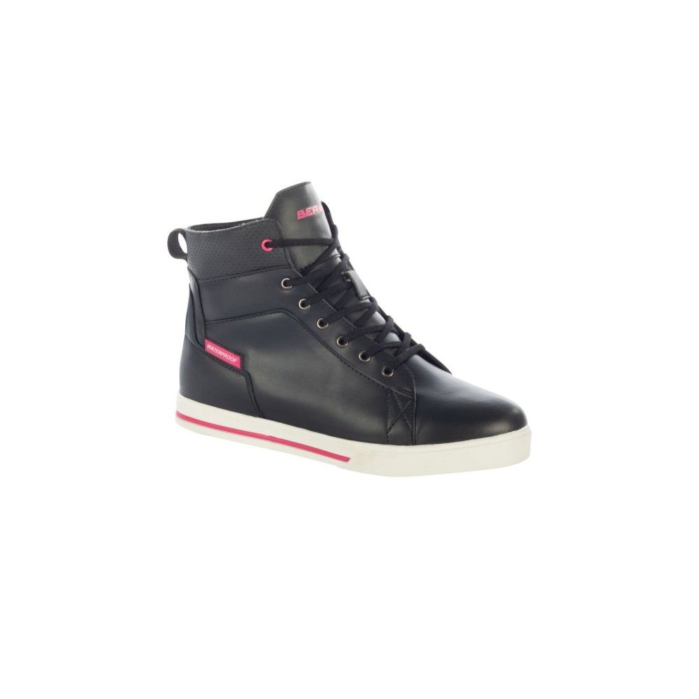 bering-baskets-moto-textile-lady-indy-homme-etanche-noir-fushia-bbo446