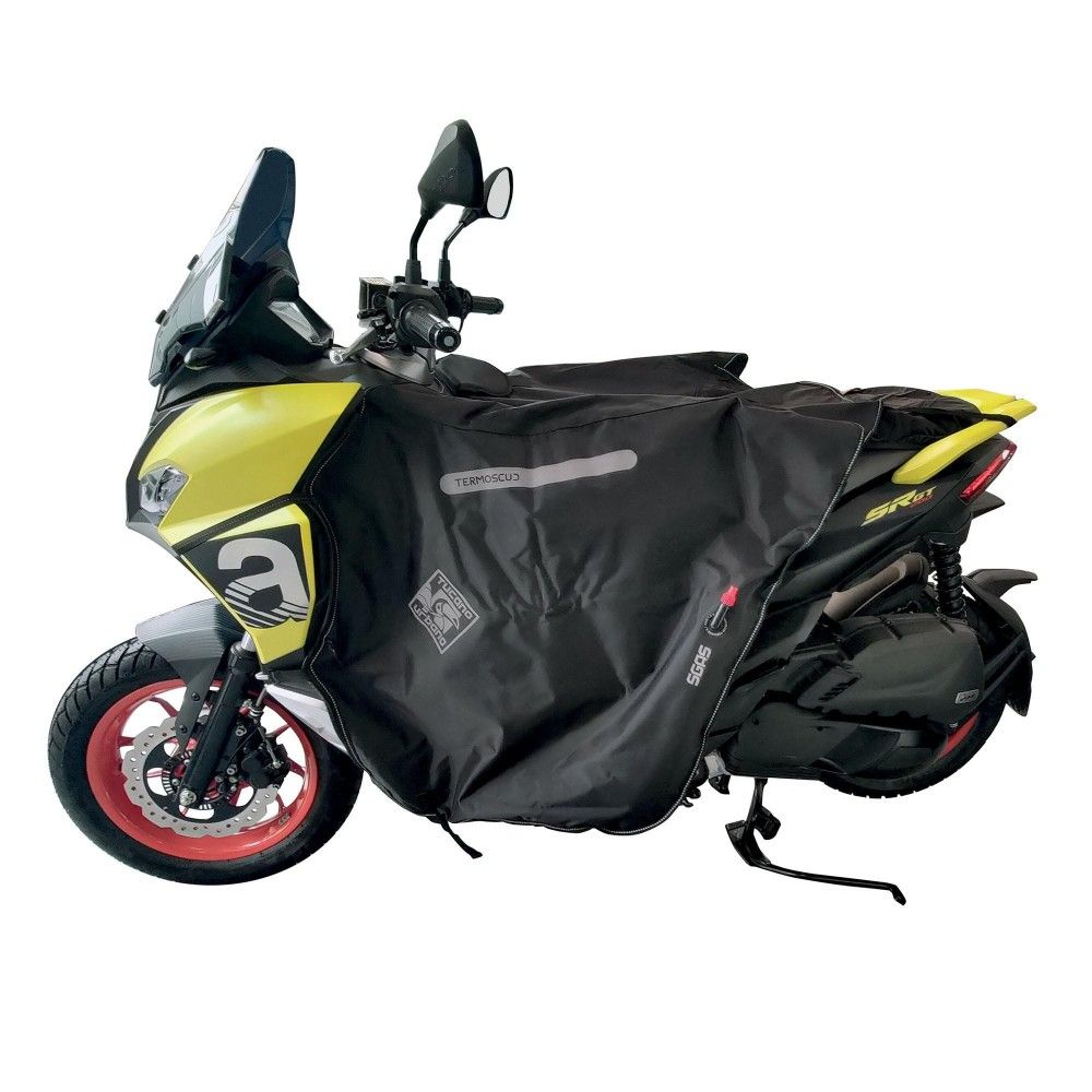 Tablier étanche Pour Scooter Tucano Urbano - Modèle Sym 400 MaxSym - Intérieur Molletonné Et Manches Anti-battement