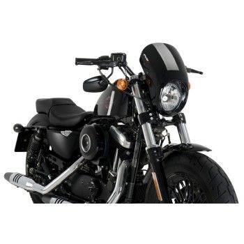 【しん】プーチ セミフェアリング黒FORTY-EIGHT XL1200X Puig 21084N SEMIFARINGS ANARCHY [BLACK] SPORTSTER FORTY