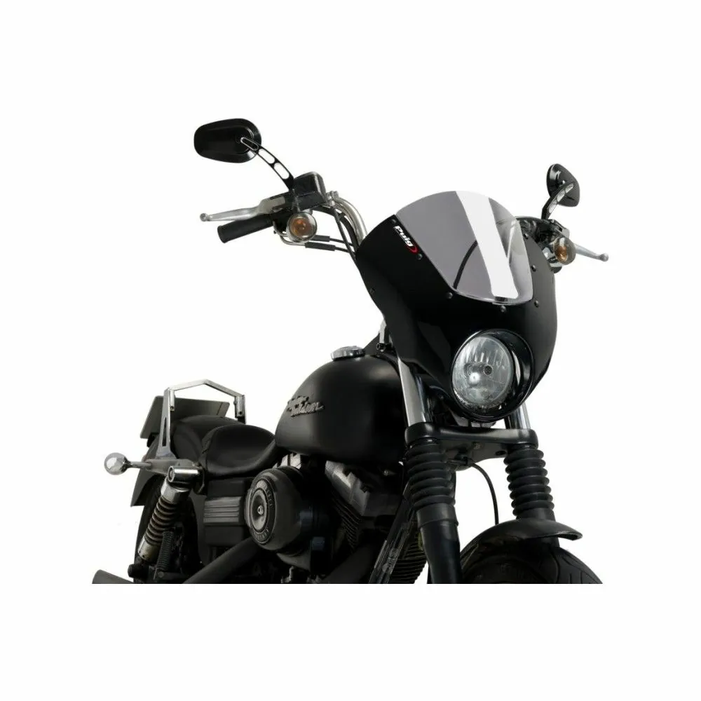 PUIG ANARCHY DARK NIGHT semi-fairing HARLEY DAVIDSON DYNA STREET BOB FXDB / I / 2006 2017 - 21095