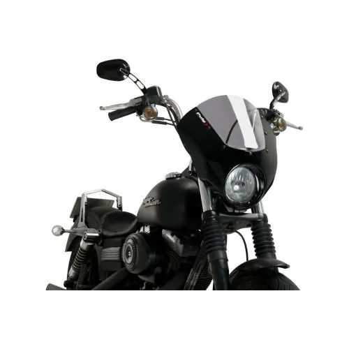 PUIG ANARCHY DARK NIGHT semi-fairing HARLEY DAVIDSON DYNA STREET BOB FXDB / I / 2006 2017 - 21095