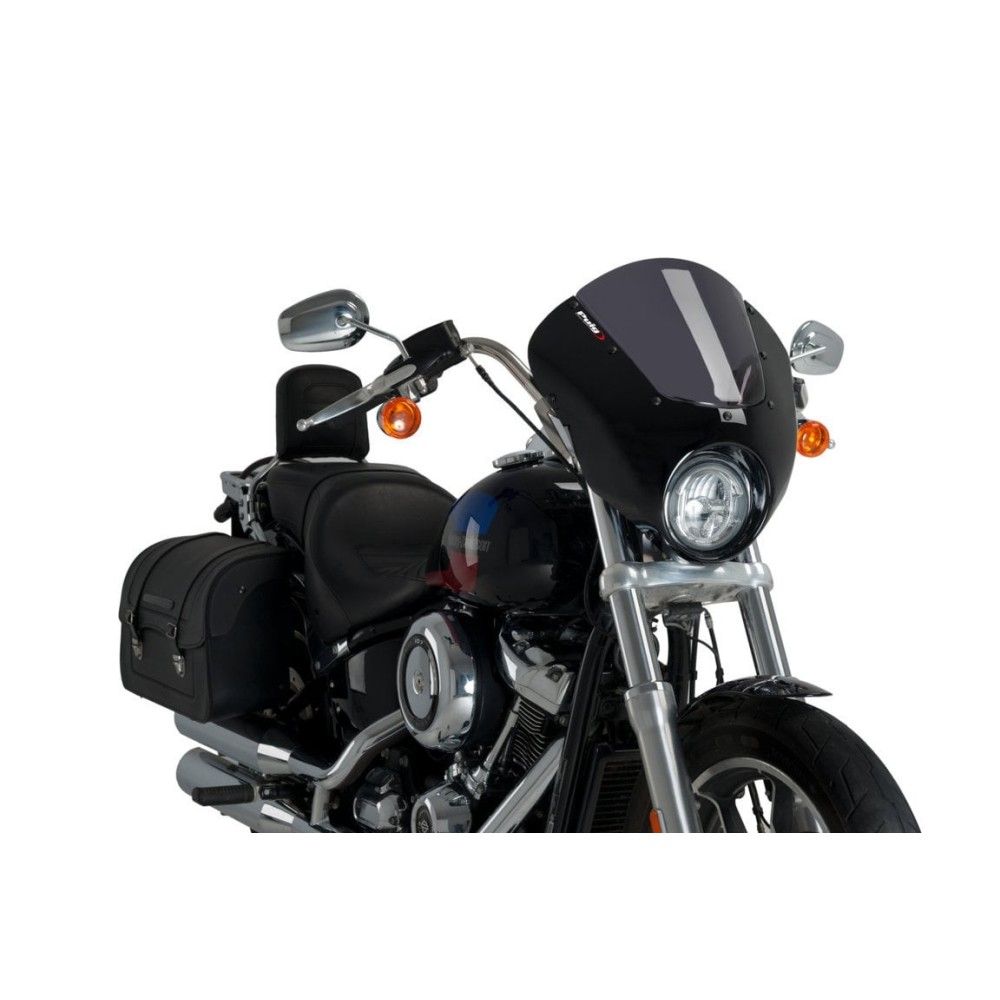 PUIG ANARCHY DARK NIGHT semi-carénage HARLEY DAVIDSON SOFTAIL LOW RIDER FXLR / 2018 2020 - 21096