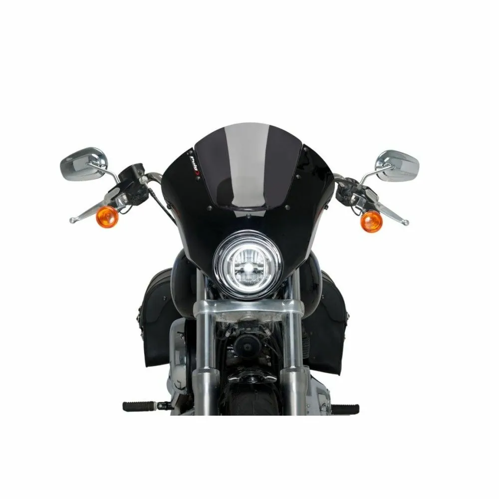 PUIG ANARCHY DARK NIGHT semi-fairing HARLEY DAVIDSON SOFTAIL LOW RIDER FXLR / 2018 2020 - 21096