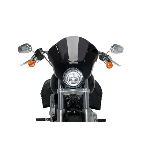 PUIG ANARCHY DARK NIGHT semi-fairing HARLEY DAVIDSON SOFTAIL LOW RIDER FXLR / 2018 2020 ref 21096