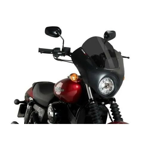 PUIG ANARCHY DARK NIGHT semi-fairing HARLEY DAVIDSON STREET 750 XG750 / 2015 2021 - 21099