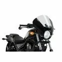 PUIG ANARCHY DARK NIGHT noir mat semi-carénage HONDA CMX 500 REBEL / 2017 2019 - 21101