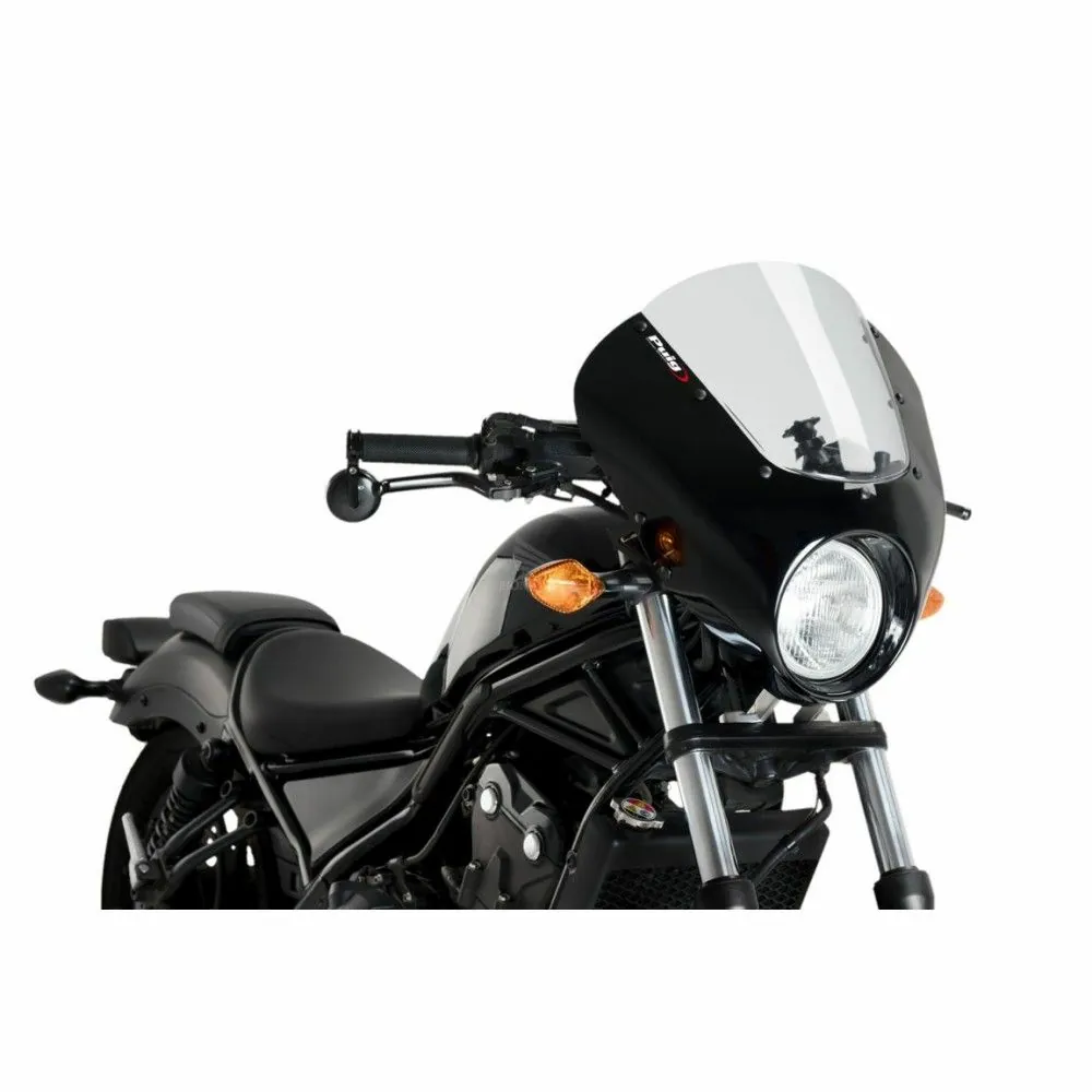 PUIG ANARCHY DARK NIGHTmatt black semi-fairing HONDA CMX 500 REBEL / 2017 2019 - 21101