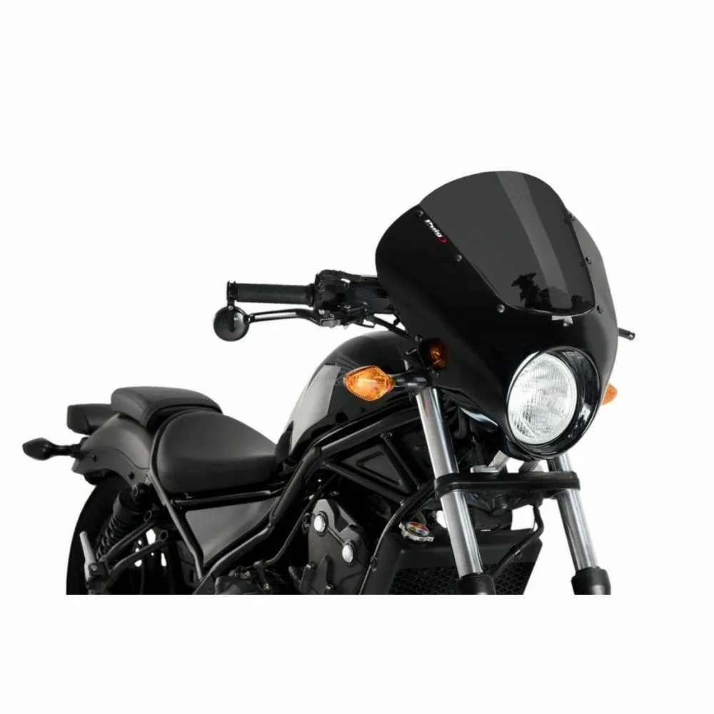 PUIG ANARCHY DARK NIGHTmatt black semi-fairing HONDA CMX 500 REBEL / 2017 2019 - 21101