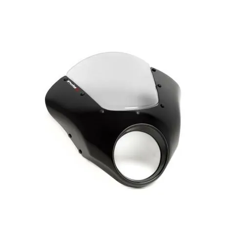 PUIG ANARCHY DARK NIGHTmatt black semi-fairing HONDA CMX 1100 REBEL / DCT / 2021 2024 ref 21105