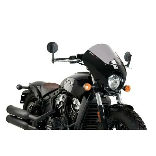 PUIG ANARCHY DARK NIGHT semi-carénage INDIAN SCOUT BOBBER / 2018 2025 - 21107