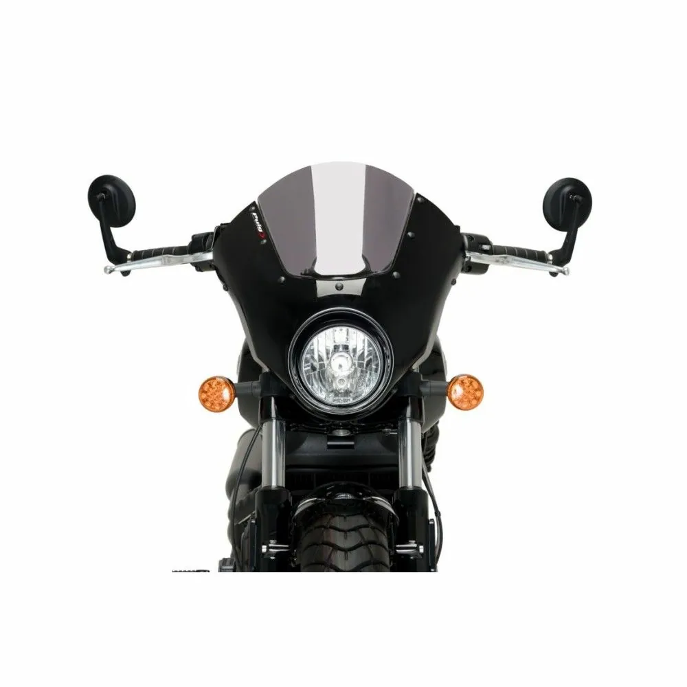 PUIG ANARCHY DARK NIGHT semi-fairing INDIAN SCOUT BOBBER / 2018 2026 - 21107