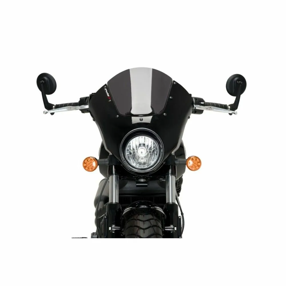 PUIG ANARCHY DARK NIGHT semi-fairing INDIAN SCOUT BOBBER / 2018 2026 - 21107