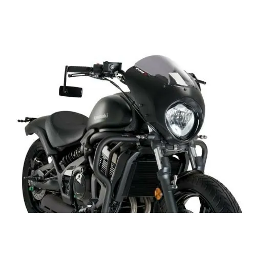 PUIG ANARCHY DARK NIGHT noir mat semi-carénage KAWASAKI VULCAN S / 2015 2025 - 21108