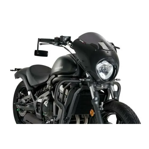 PUIG ANARCHY DARK NIGHTmatt black semi-fairing KAWASAKI VULCAN S / 2015 2025 - 21108