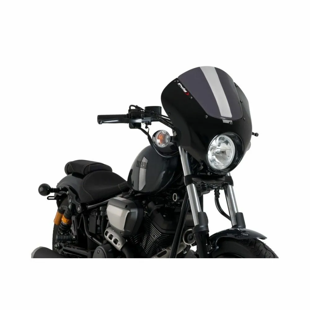 PUIG ANARCHY DARK NIGHT semi-fairing YAMAHA XV 950 / R / 2014 2020 - 21109