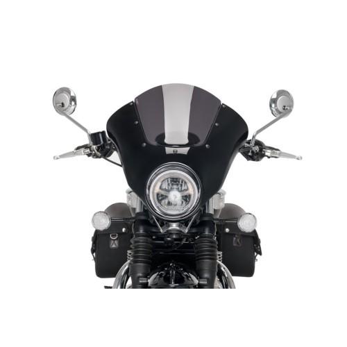 PUIG ANARCHY DARK NIGHT semi-fairing TRIUMPH BONNEVILLE SPEEDMASTER / 2018 2025 ref 21115