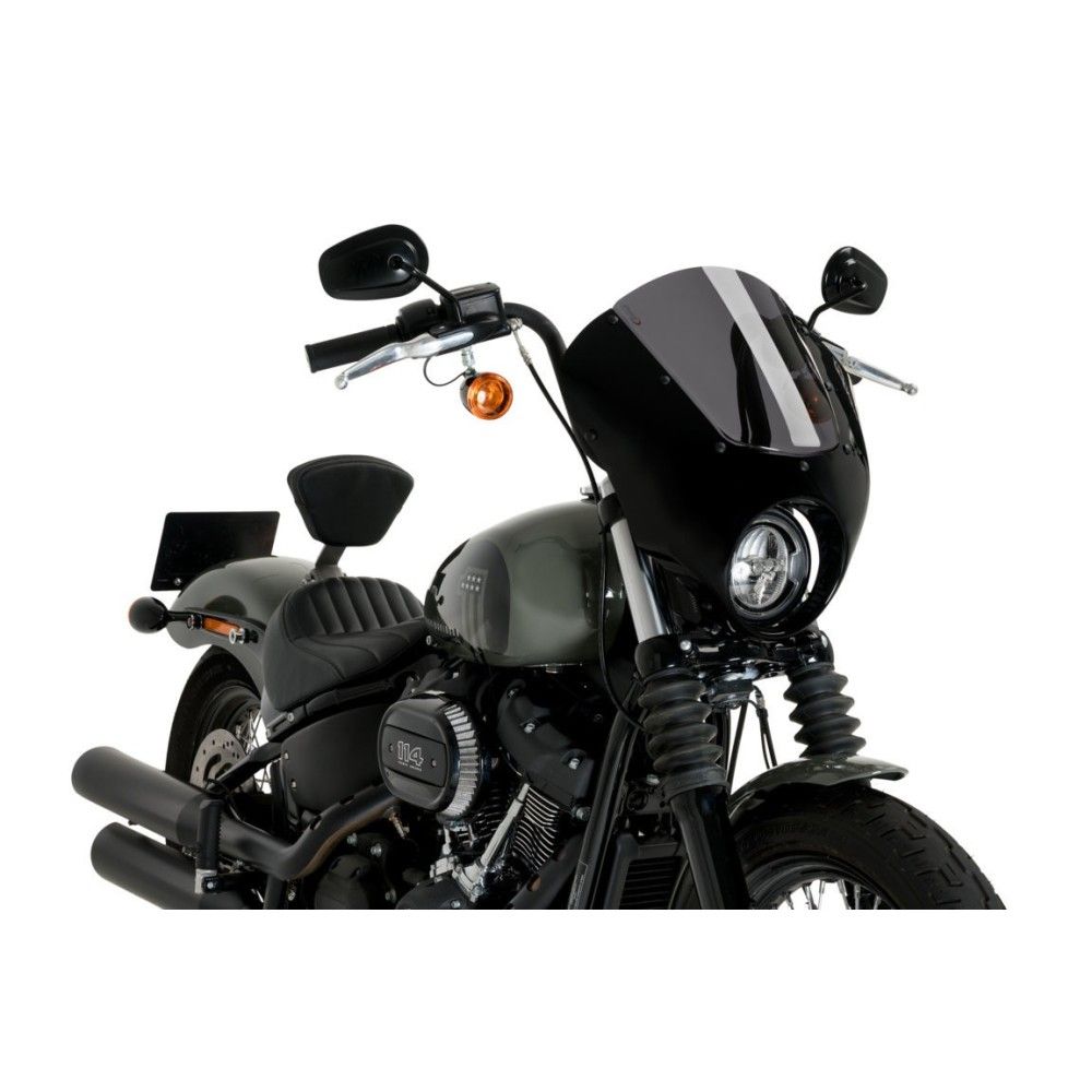 PUIG ANARCHY DARK NIGHT semi-carénage HARLEY DAVIDSON SOFTAIL STREET BOB FXBB / 2021 2025 - 21213