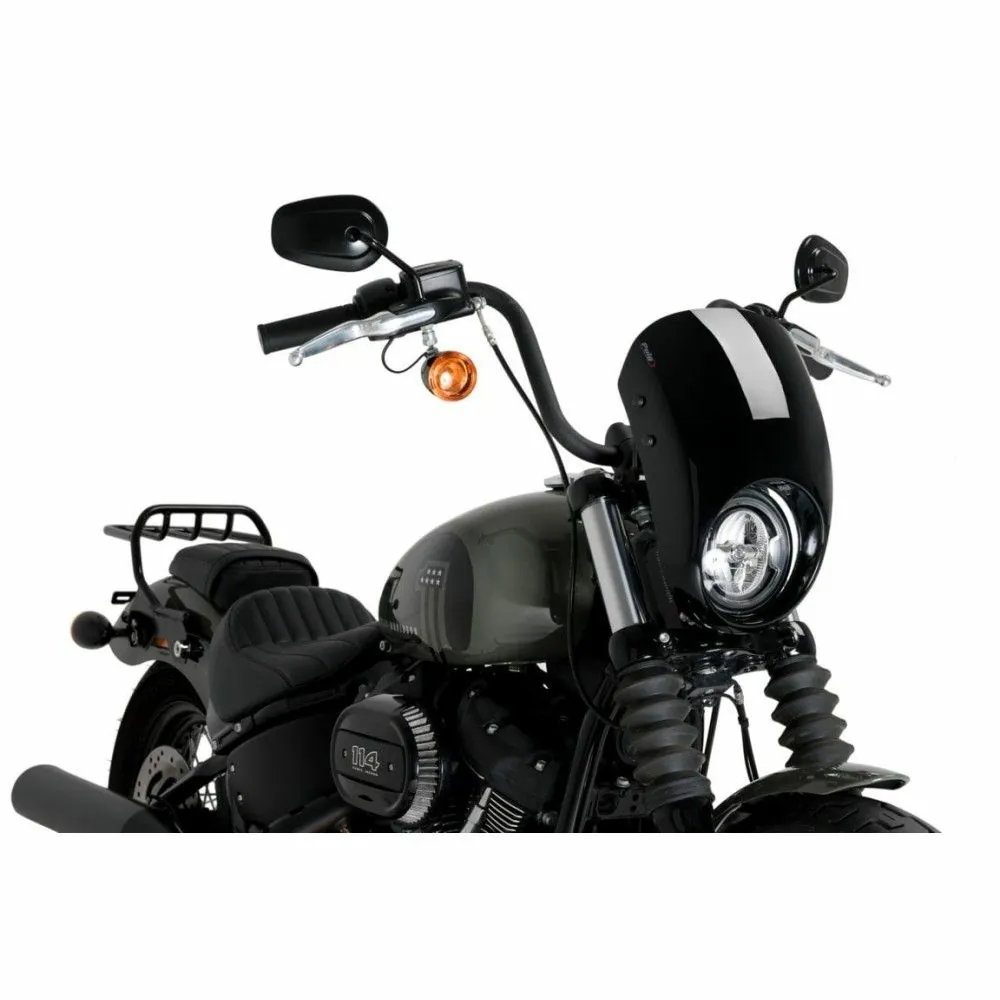 PUIG ANARCHY semi-carénage HARLEY DAVIDSON SOFTAIL STREET BOB FXBB / 2021 2024 ref 21216