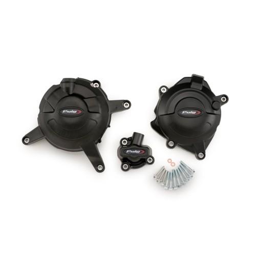 PUIG KIT protection carters moteur YAMAHA YZF-R125  / YZF-R3 / MT-125 / 2016 2024 ref 21258