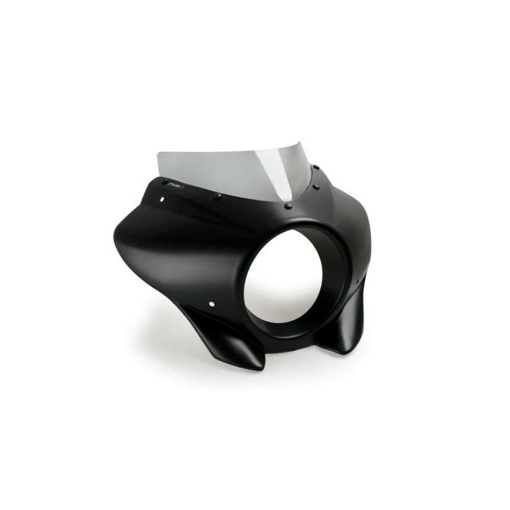 PUIG MIRAGE SPORT semi fairing black matt MIRAGE SPORT HARLEY DAVIDSON SOFTAIL STREET BOB / 2021 2026 - 21409