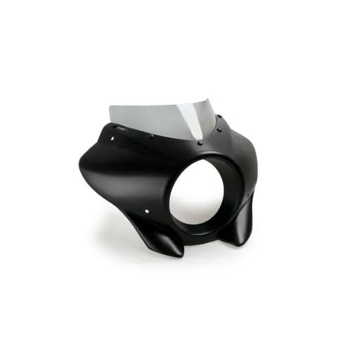 PUIG MIRAGE SPORT semi fairing black matt MIRAGE SPORT HARLEY DAVIDSON SOFTAIL STREET BOB / 2021 2026 - 21409