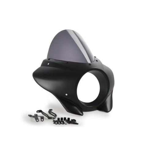 PUIG semi-carénage noir mat MIRAGE TOURING HARLEY DAVIDSON SOFTAIL STREET BOB / 2021 2026 - 21410