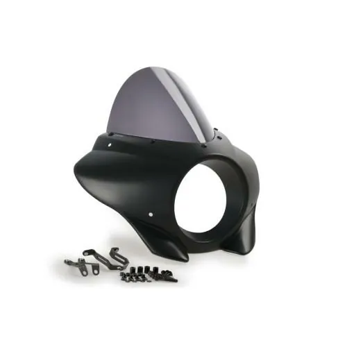 PUIG semi-carénage noir mat MIRAGE TOURING HARLEY DAVIDSON SOFTAIL STREET BOB / 2021 2026 - 21410