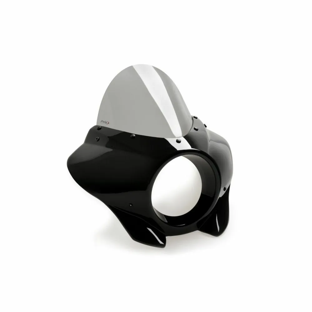 PUIG semi-carénage noir mat MIRAGE TOURING HARLEY DAVIDSON SOFTAIL STREET BOB / 2021 2026 - 21410