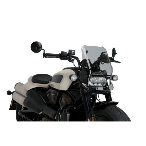 PUIG NEW GENERATION SPORT wind shield HARLEY DAVIDSON SPORTSTER S RH 1250 S / 2021 2026 - 21321