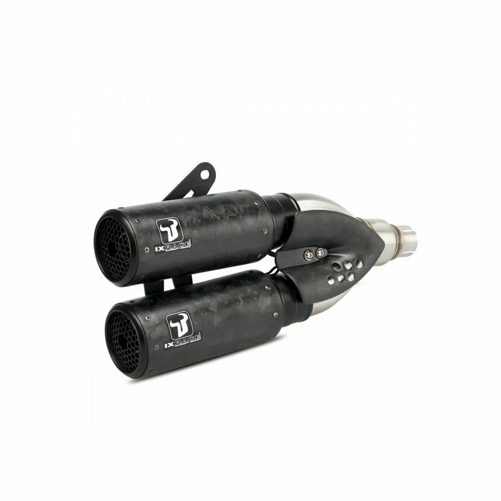 IXRACE BMW R 1300 GS / ADVENTURE / 2023 2026 DOUBLE pot d'échappement DCX2 CARBON DB5482C2 - NON HOM