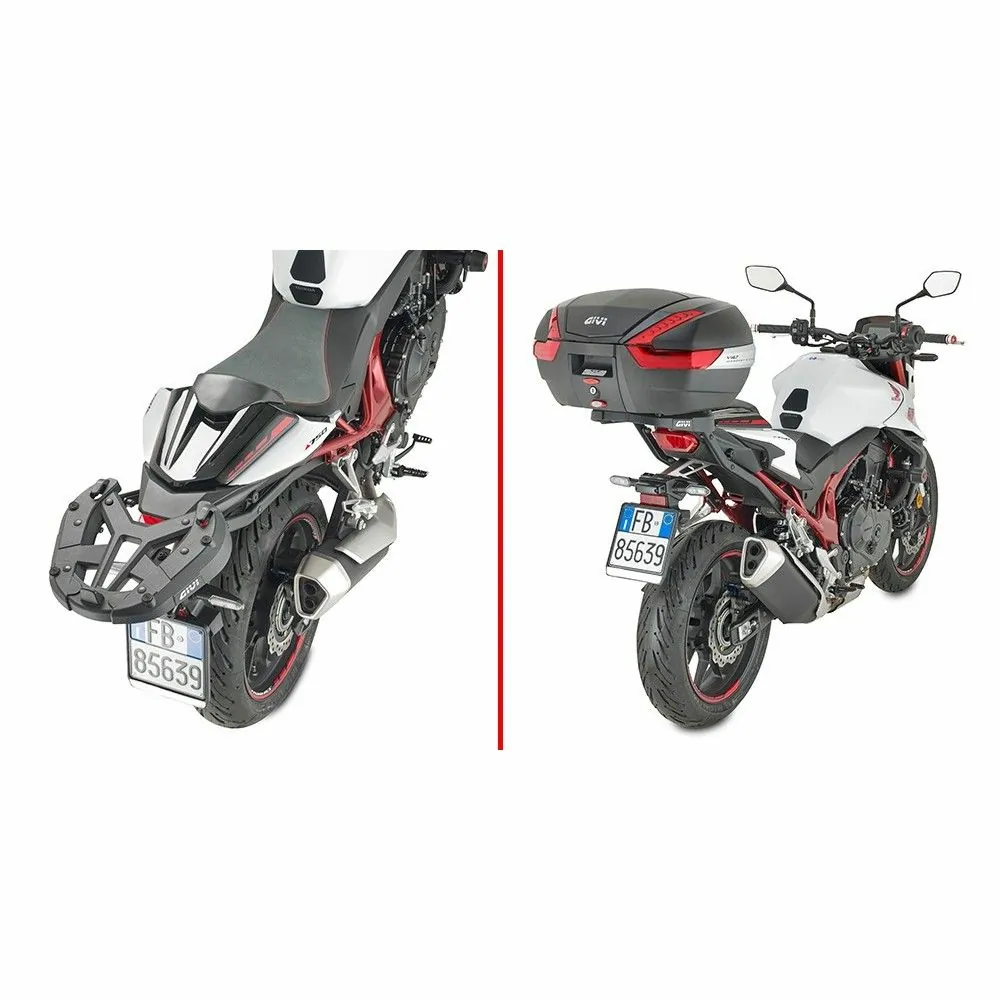 givi-sr1186-support-for-luggage-top-case-monokeymonolock-honda-750-hornet-2023