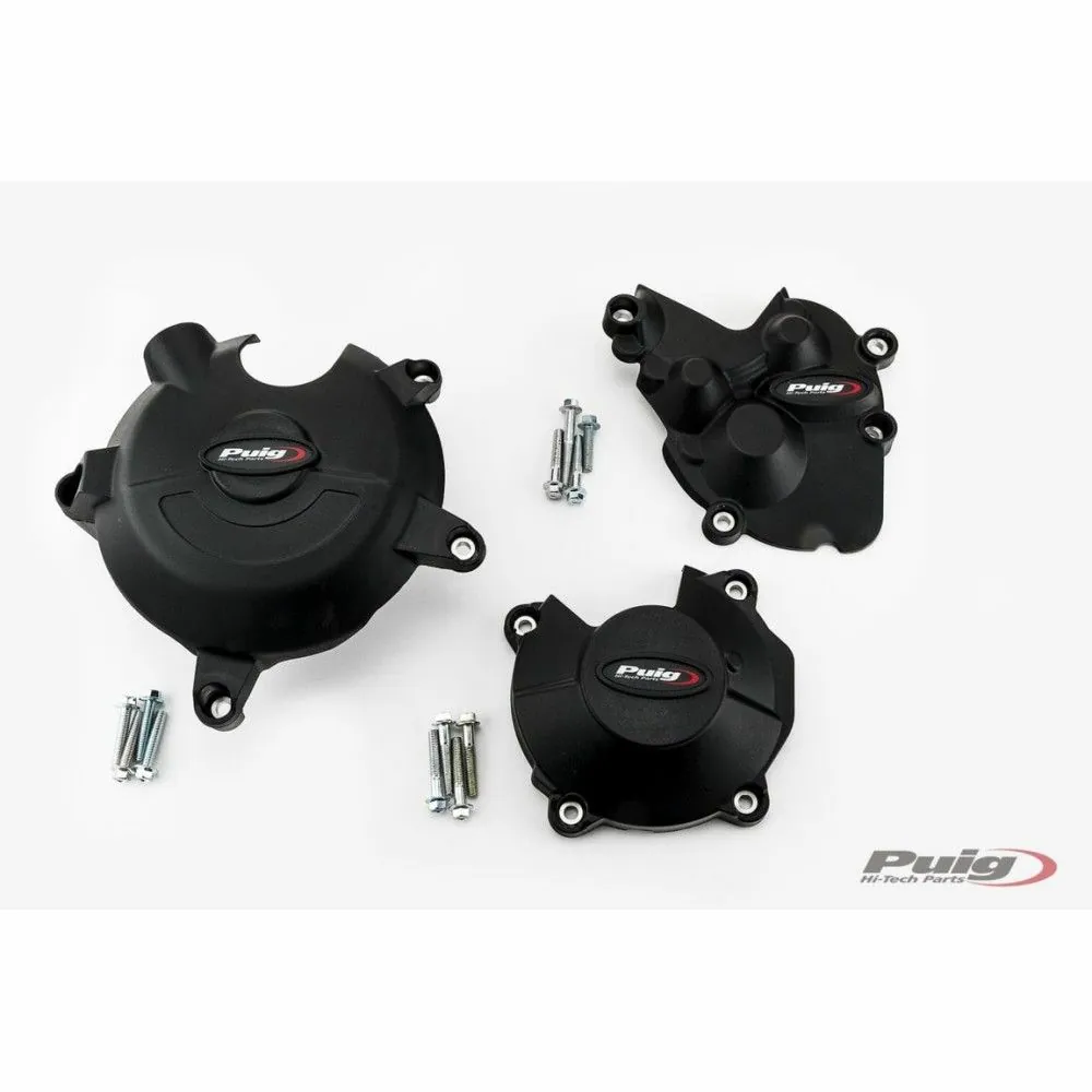 PUIG cache protection carters moteur Track Championship KAWASAKI ZX-6R NINJA / 636 / 2009 2025 ref 21513