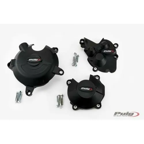 PUIG cache protection carters moteur Track Championship KAWASAKI ZX-6R NINJA / 636 / 2009 2025 ref 21513