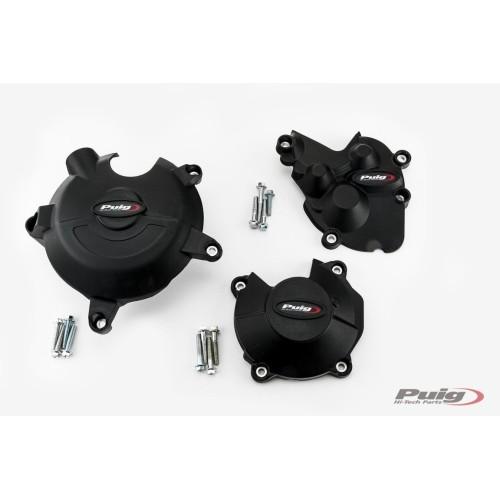 PUIG cache protection carters moteur Track Championship KAWASAKI ZX-6R NINJA / 636 / 2009 2025 ref 21513
