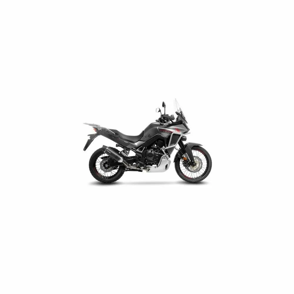 LEOVINCE HONDA TRANSALP 750 / 2023 2025 LV ONE EVO CARBONE pot échappement EURO-ECE - 14441E