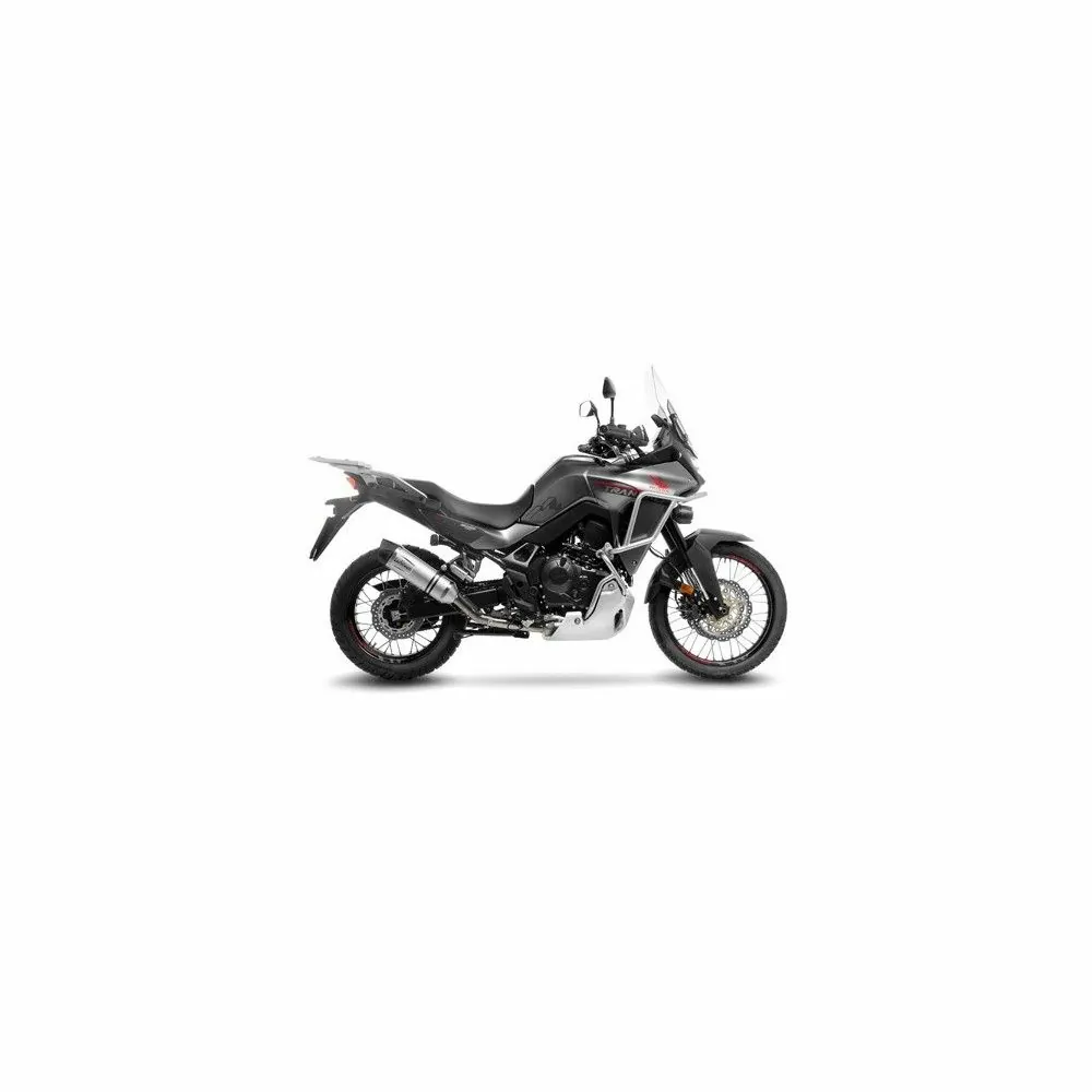 LEOVINCE HONDA TRANSALP 750 / 2023 2025 LV ONE EVO INOX silencer exhaust EURO5+ - 14440E