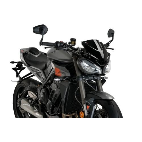 PUIG NEW GENERATION SPORT windshield TRIUMPH STREET TRIPLE 765 R  / RS / 2023 2025 - 22234