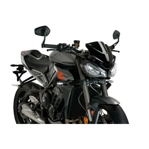 PUIG Saute-Vent NEW GENERATION sport TRIUMPH STREET TRIPLE 765 R  / RS / 2023 2025 ref 21592