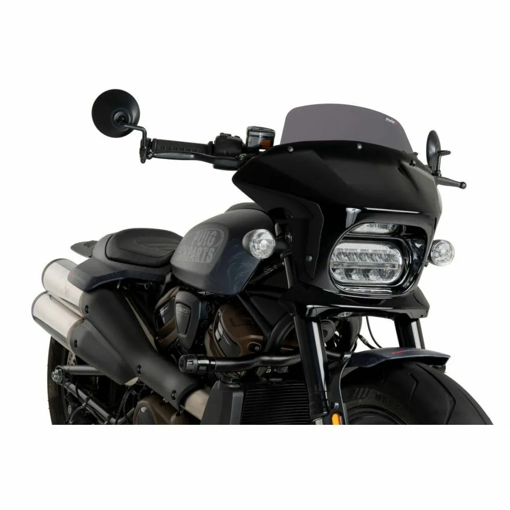 PUIG FURY TOURING semi-fairing HARLEY DAVIDSON SPORTSTER S RH1250S / 2021 2024 - 21581