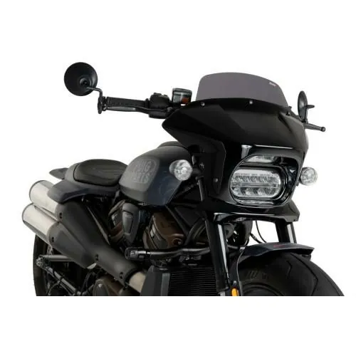 PUIG FURY TOURING semi-fairing HARLEY DAVIDSON SPORTSTER S RH1250S / 2021 2024 - 21581