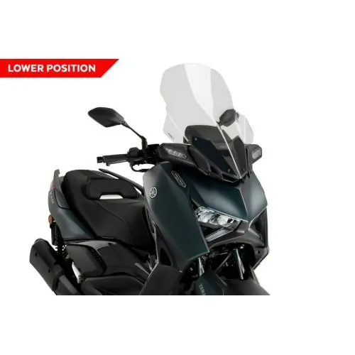 PUIG Pare Brise Bulle V-TECH LINE TOURING YAMAHA X-MAX / 125 / 300 / TECH MAX / 2023 2026 - 21745