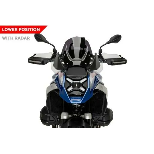 PUIG Bulle sport BMW R 1300 GS (avec radar) / TRIPLE BLACK / TROPHY / 2023 2026 - 21794