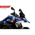 PUIG Bulle sport BMW R1300GS (avec radar) / TRIPLE BLACK / TROPHY / 2023 2025 ref 21794