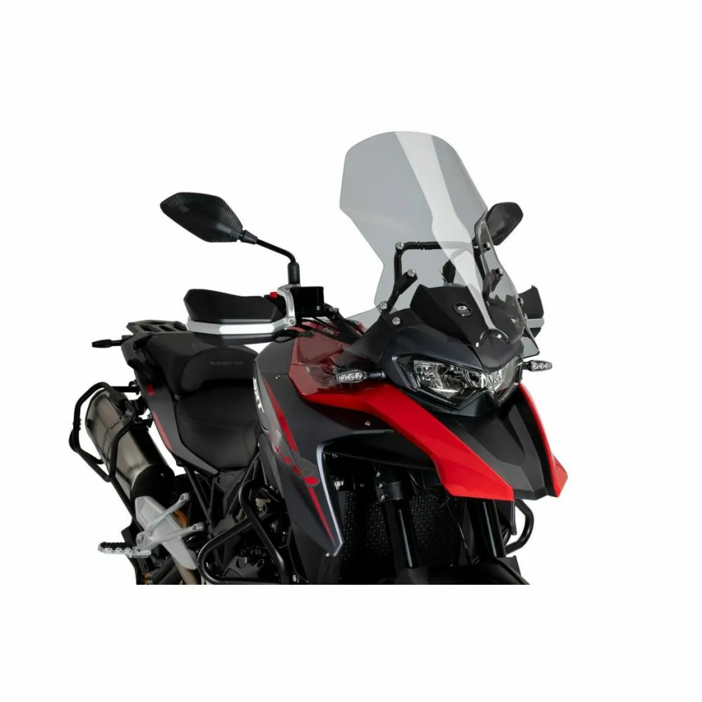 PUIG Déflecteur bulle frontale extended QJ SRT 550 / 700 / ON ROAD / X TRAIL / 2023 2026 - 21772